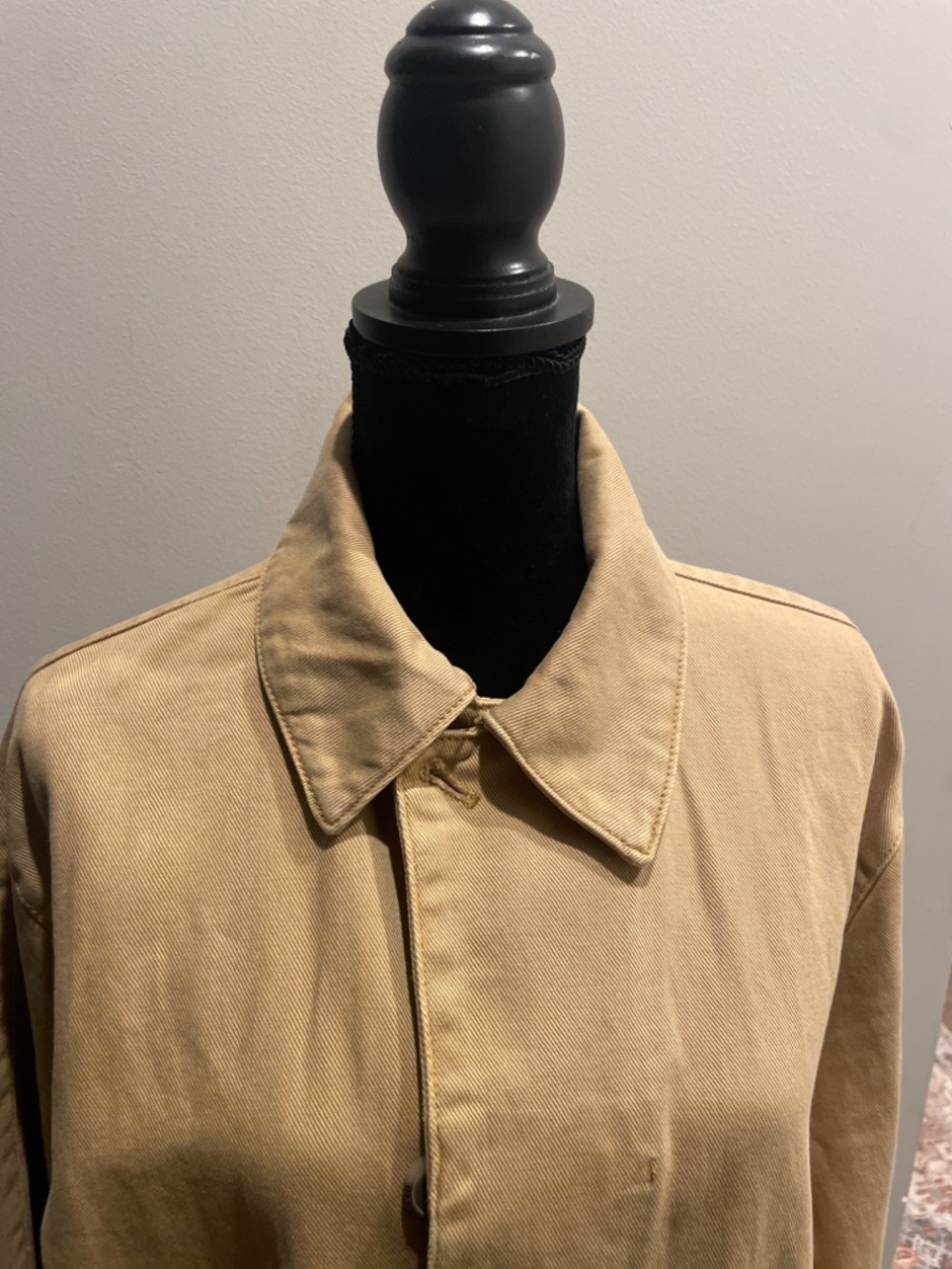 NWT Tan OversizeTrench Coat Size S - Picture 3 of 6